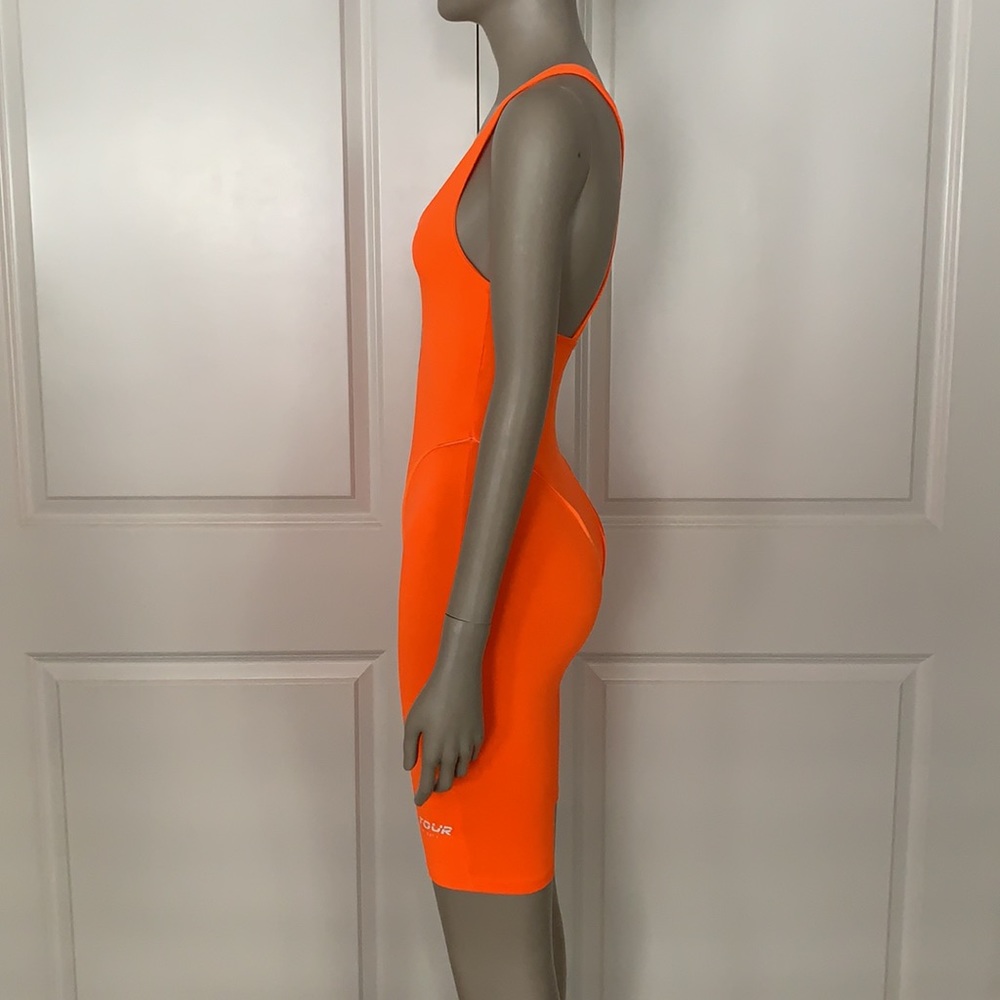 Sorella Girls Tour Logo Neon Orange Unitard - Gem